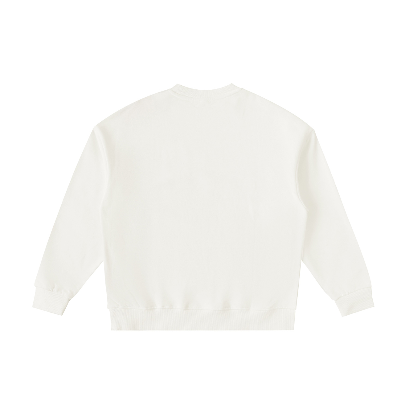 Beige cropped sweater on a white background