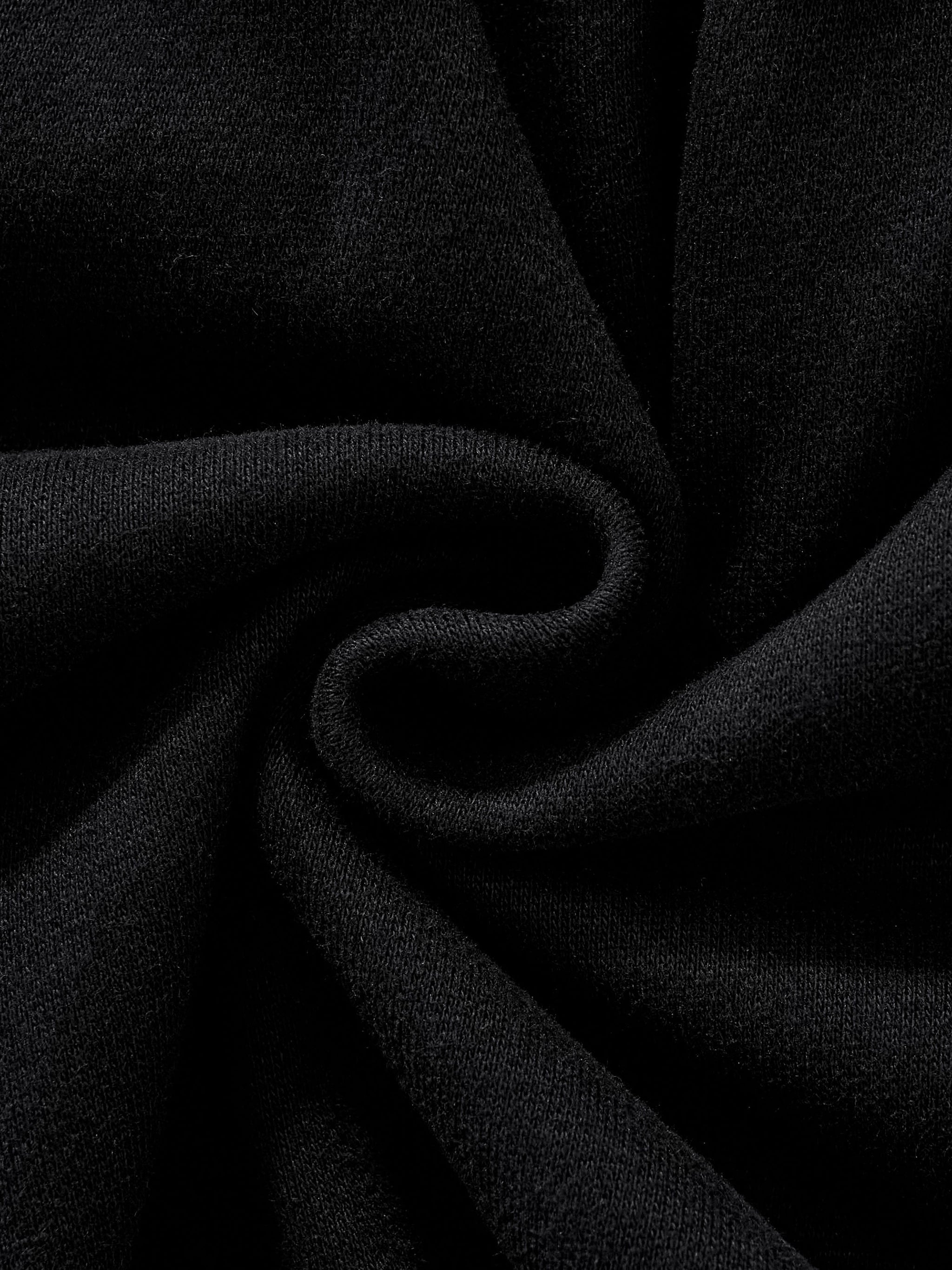 Close-up of dark fabric with folds