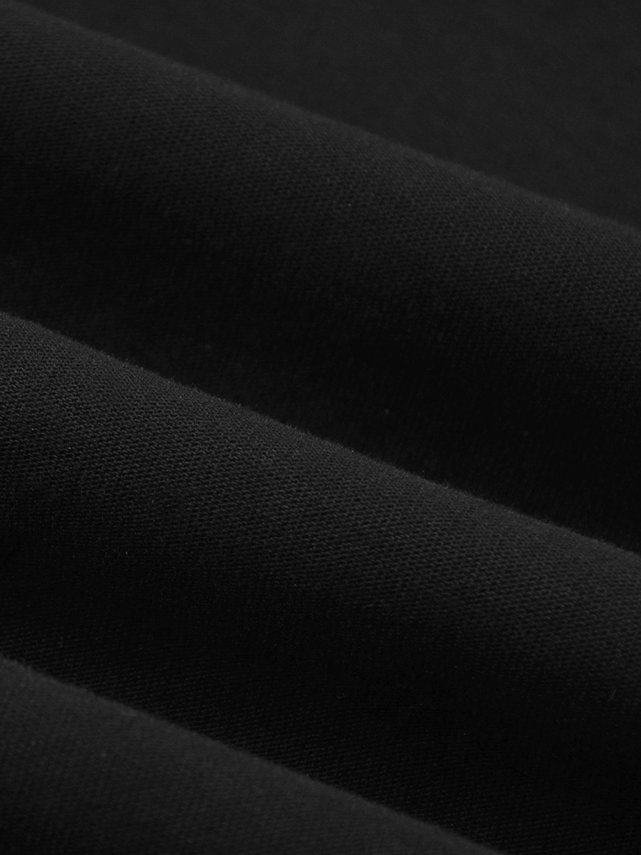 Close-up of black fabric texture
