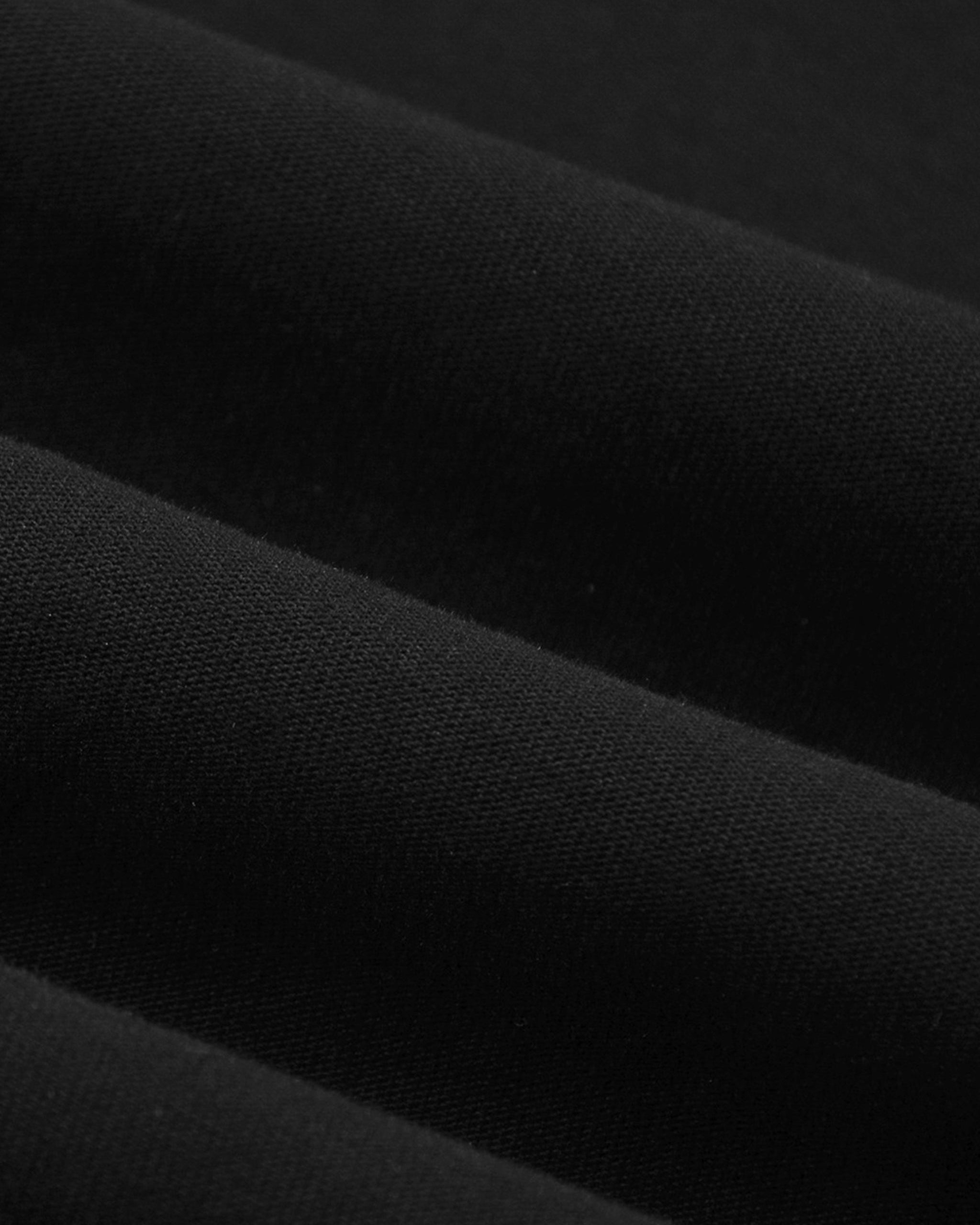 Close-up of black fabric texture