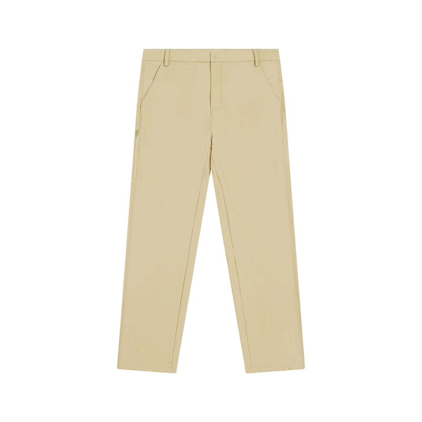 Beige pants on a white background