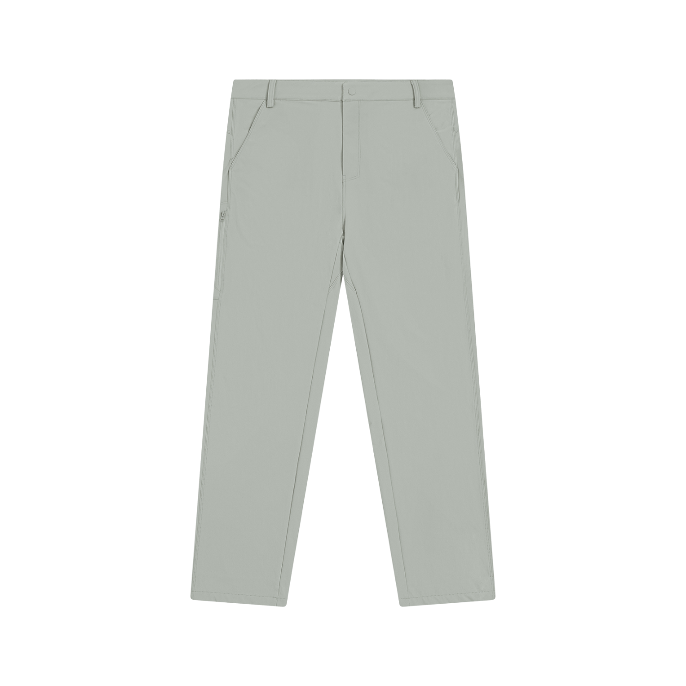 Light gray pants on a white background