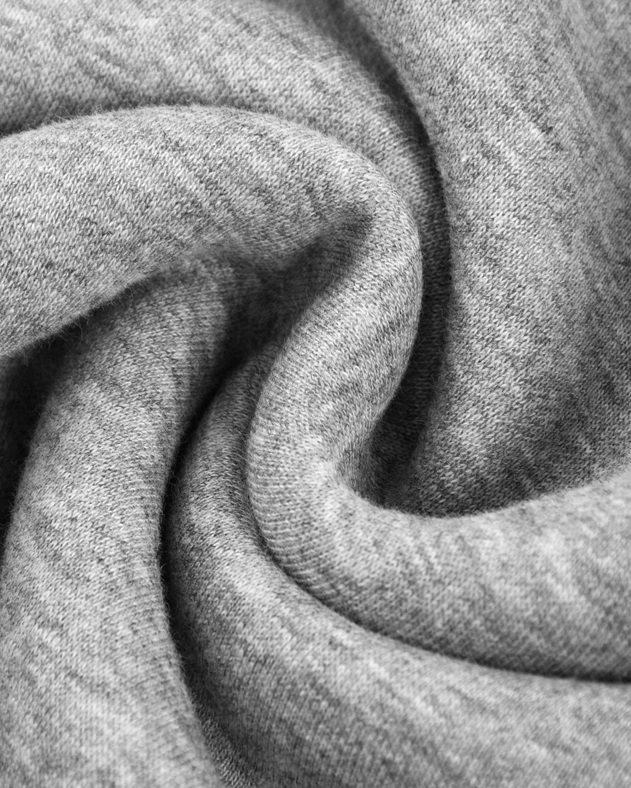 Close-up of gray fabric with folds