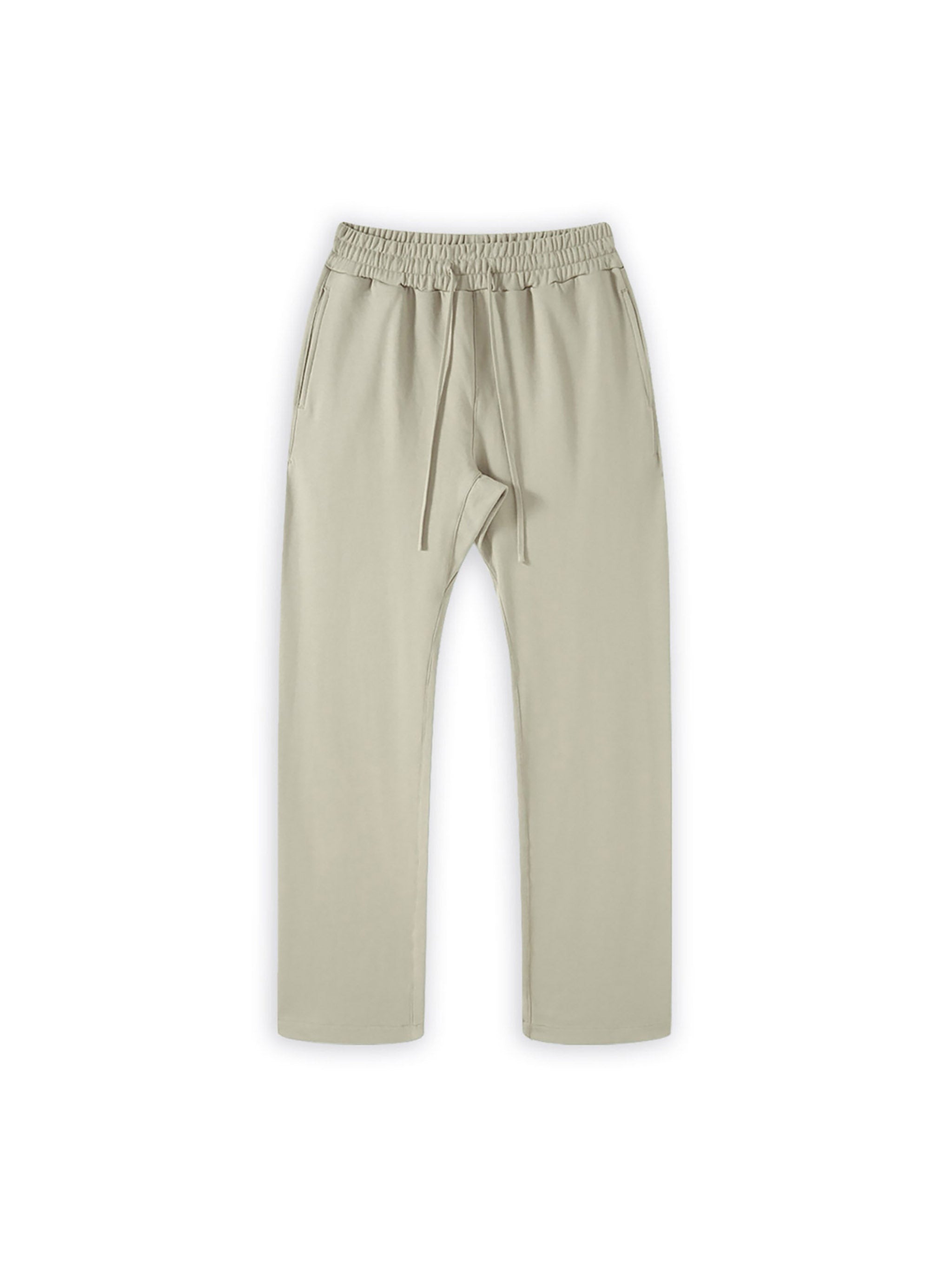 Beige pants on a white background
