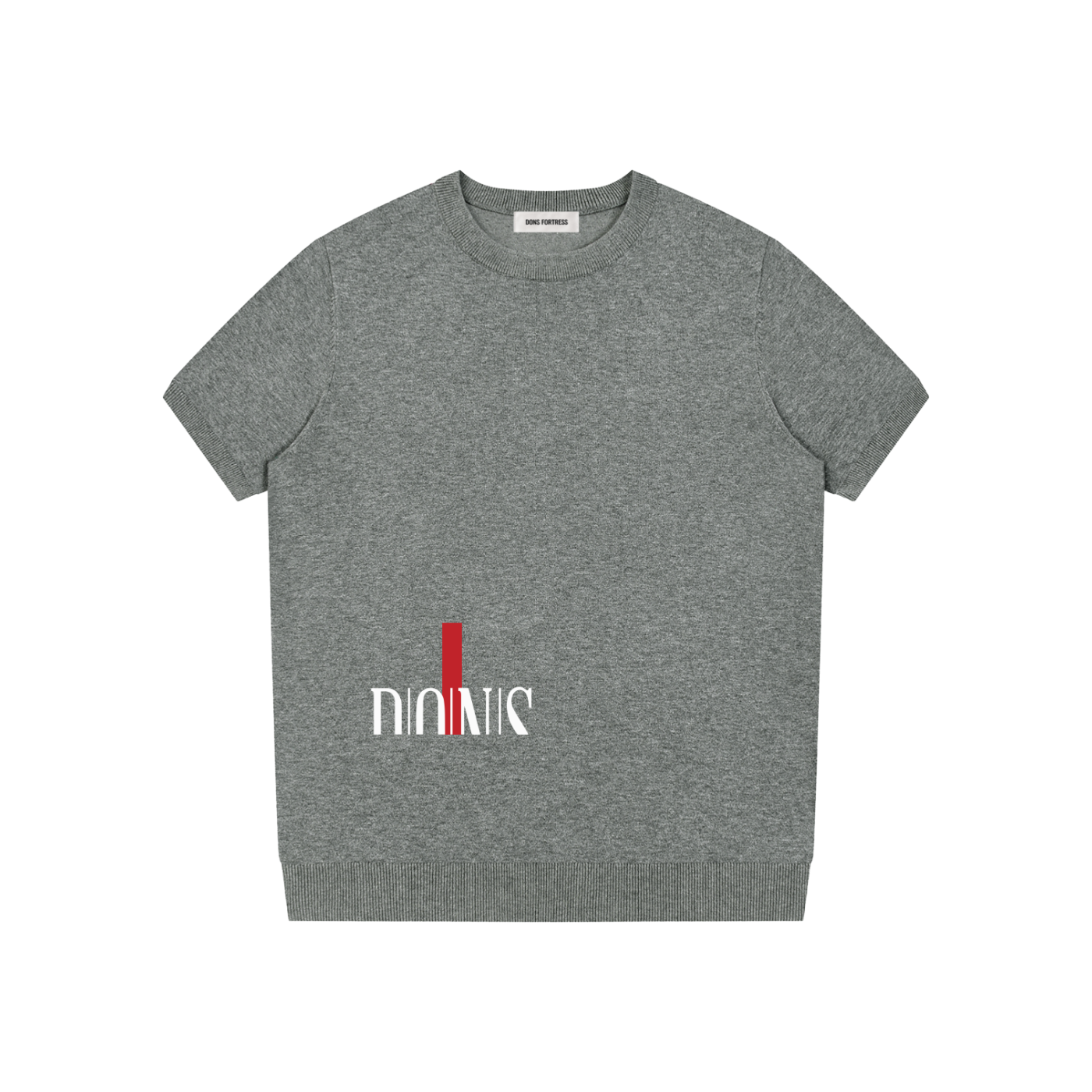 Rose-Bridge Knit Tee