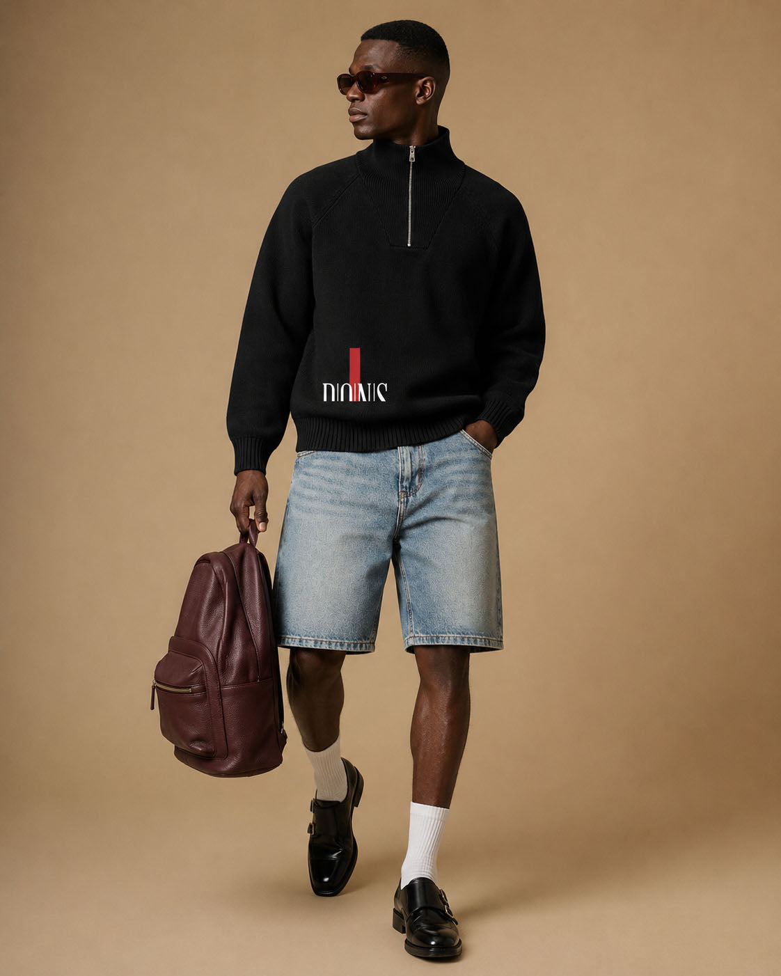 Rose-Bridge Quart Zip Jumper