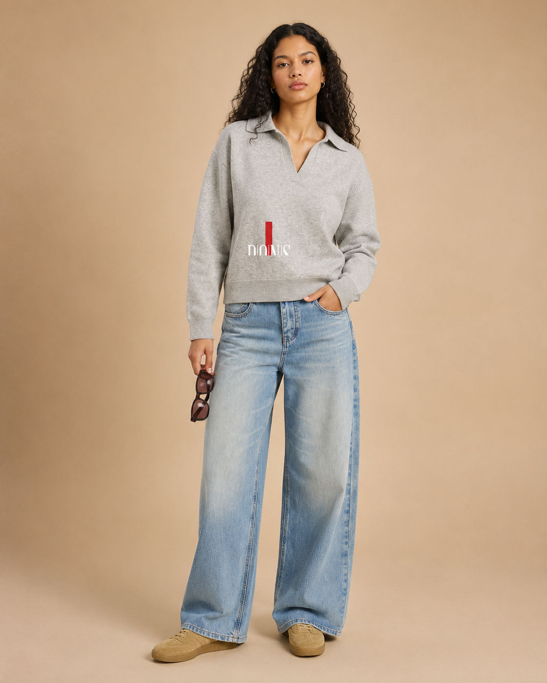 Rose-Bridge Knit Jumper