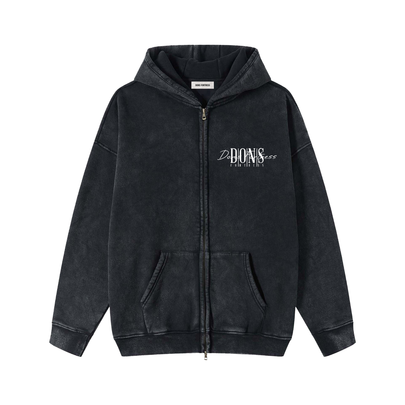 Royal-Mist Insignia Zip Hoodie