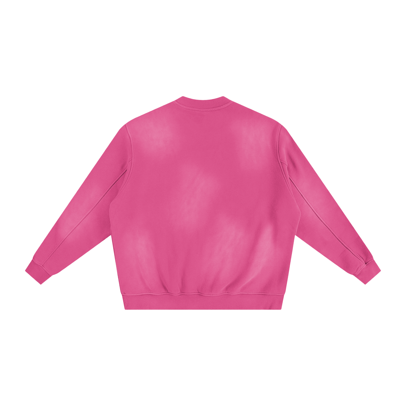 Pink sweatshirt on a white background