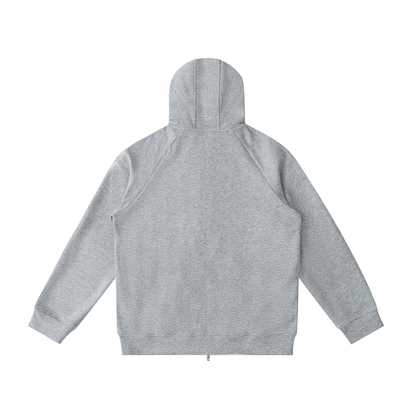 Gray hoodie on a white background