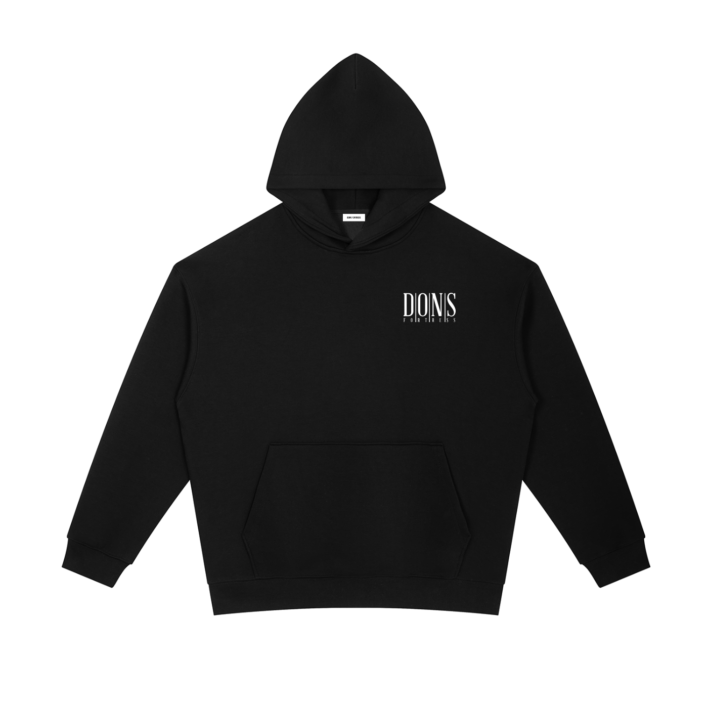 Black hoodie with 'PAPA OFFICIAL' text on a white background
