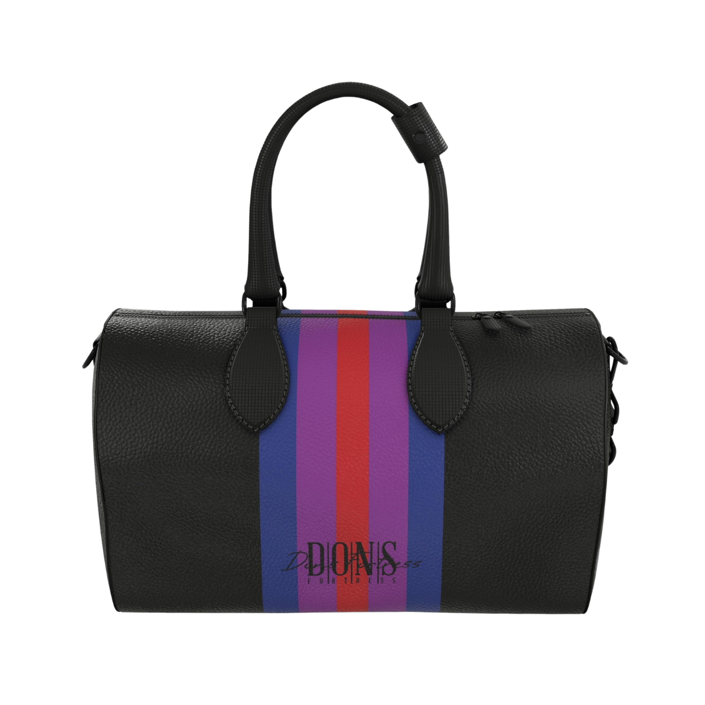 Tri-Insignia Calfskin Duffle Bag | Small