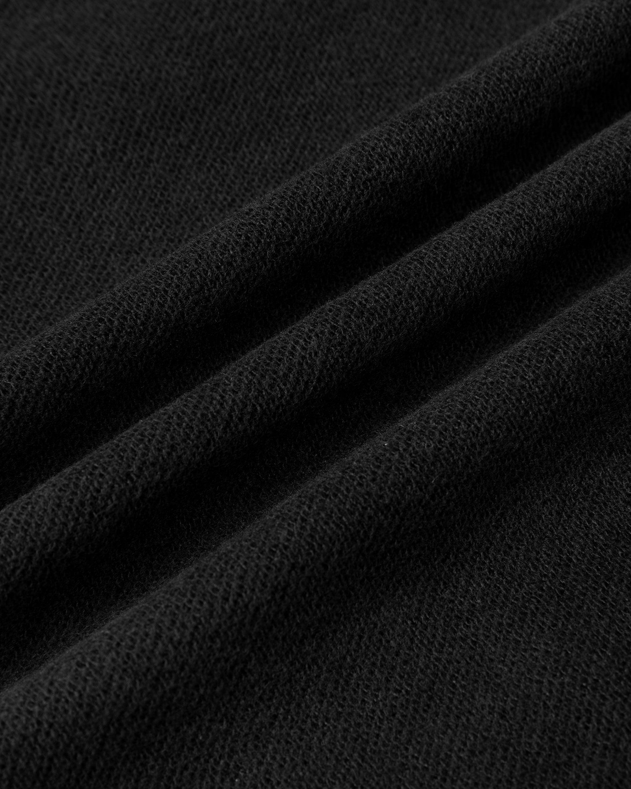 Close-up of black fabric texture