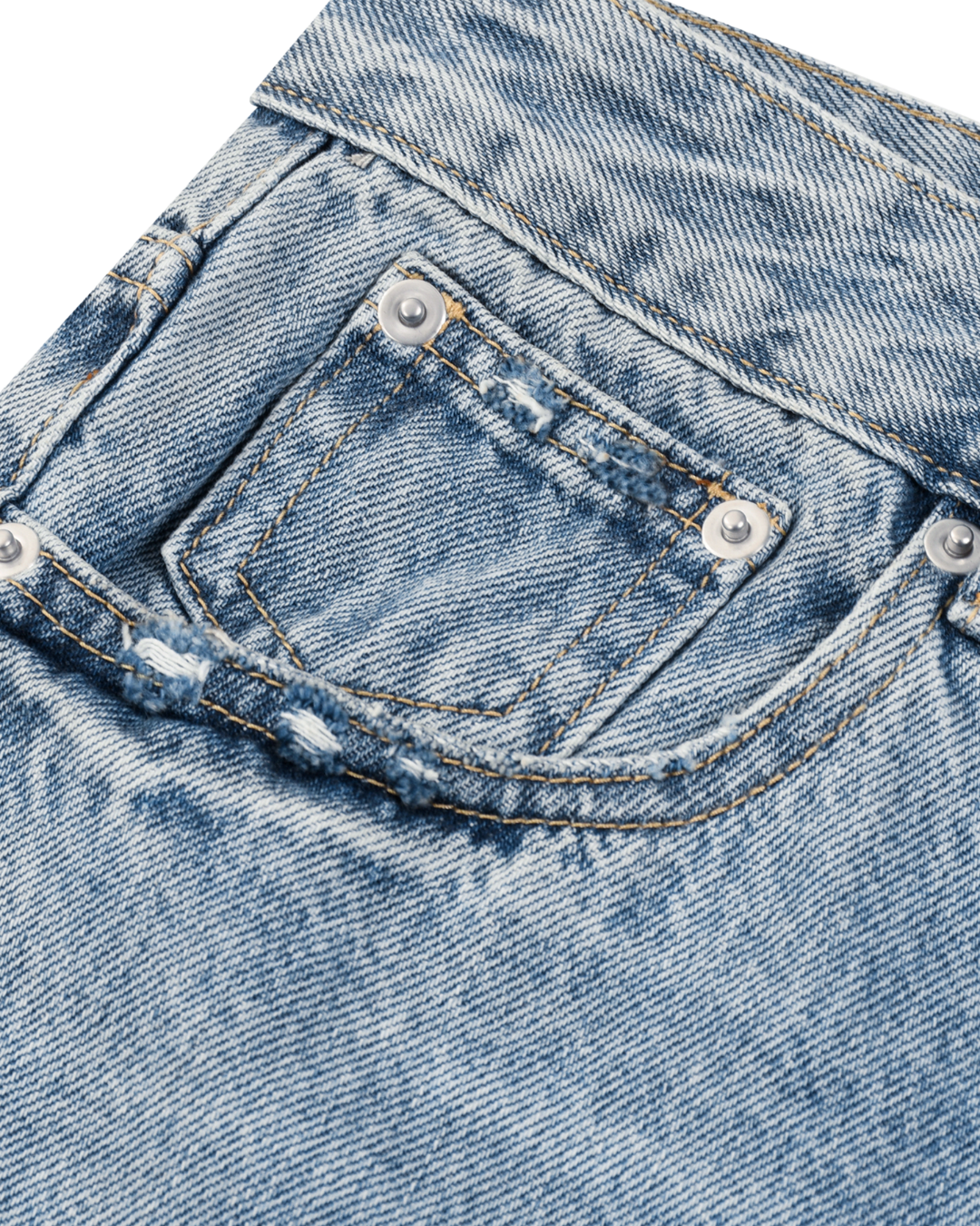 Vint' Rose-Bridge Denim Shorts
