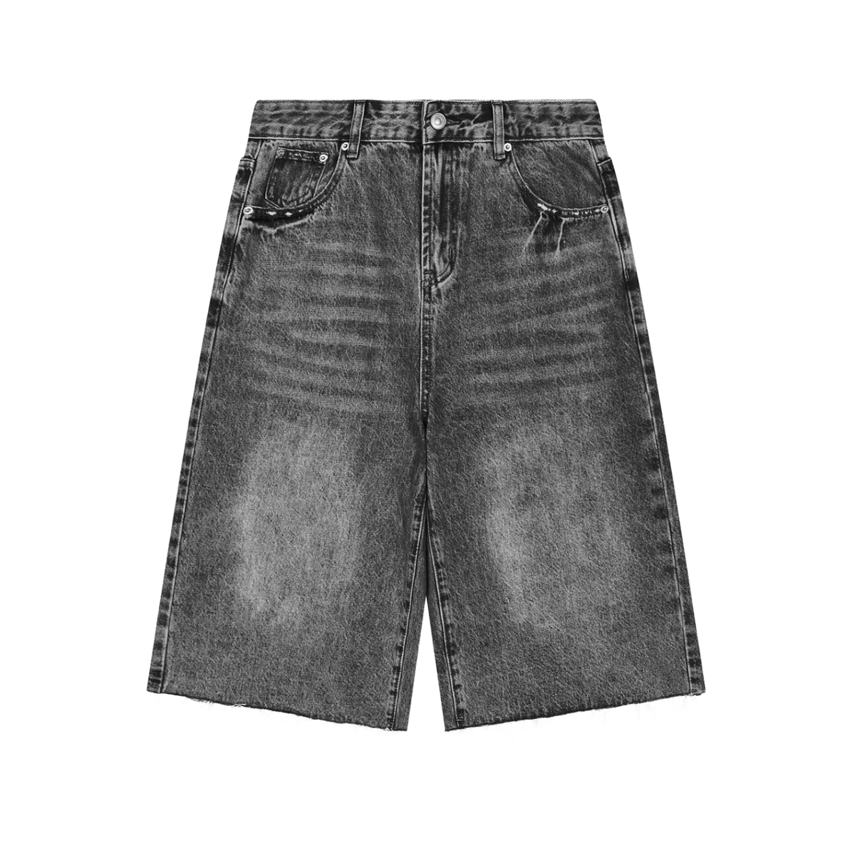 Vint' Rose-Bridge Denim Shorts