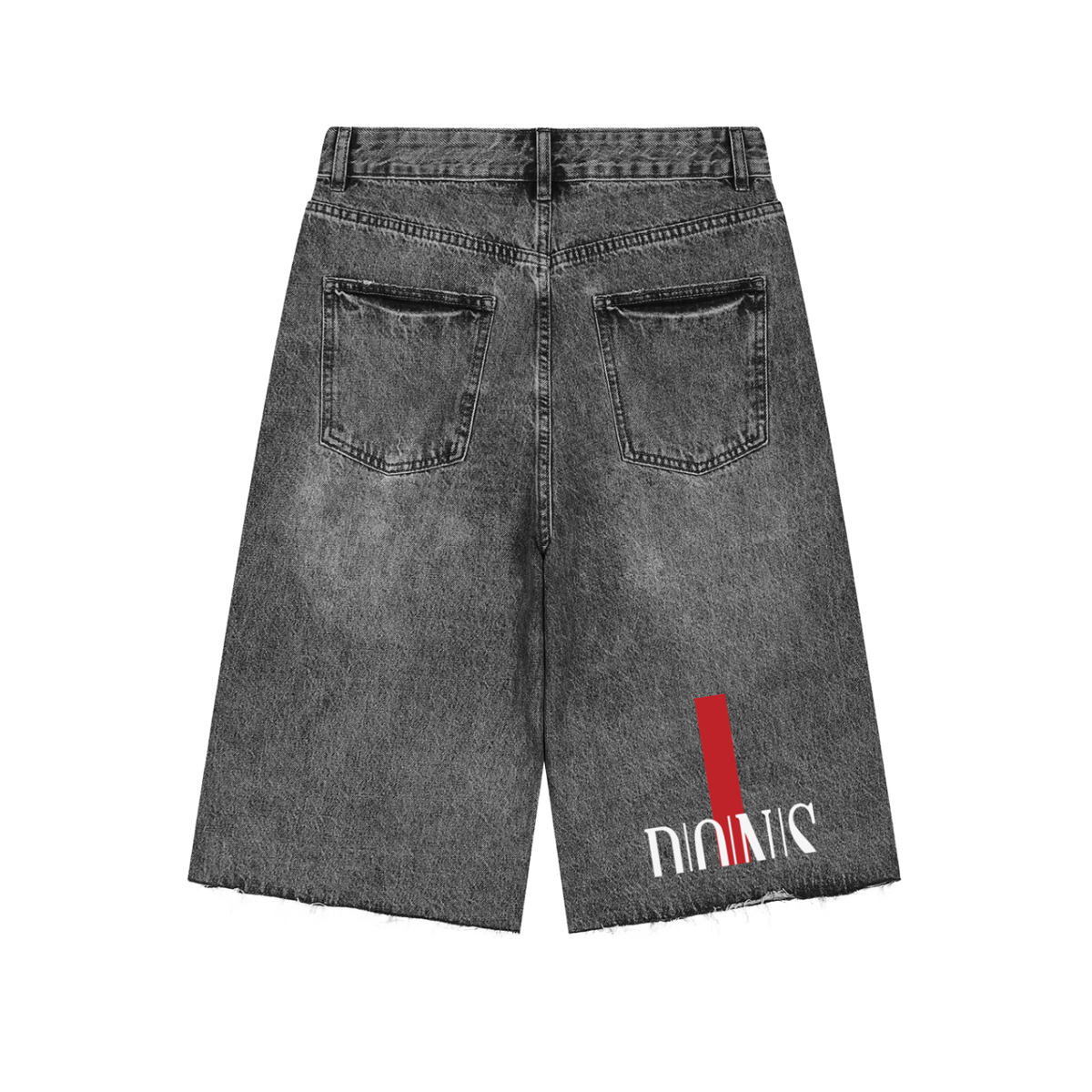 Vint' Rose-Bridge Denim Shorts