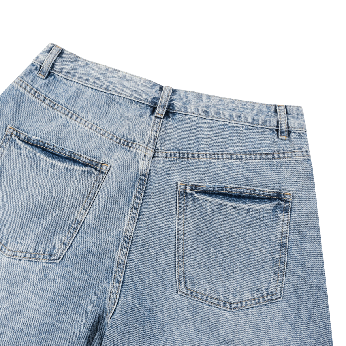 Vint' Rose-Bridge Denim Shorts
