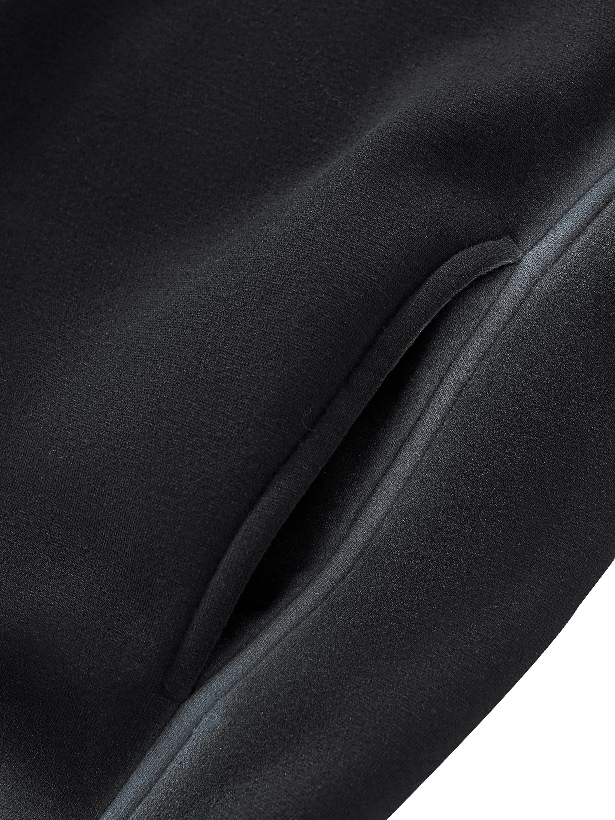 Close-up of black fabric with a slight texture
