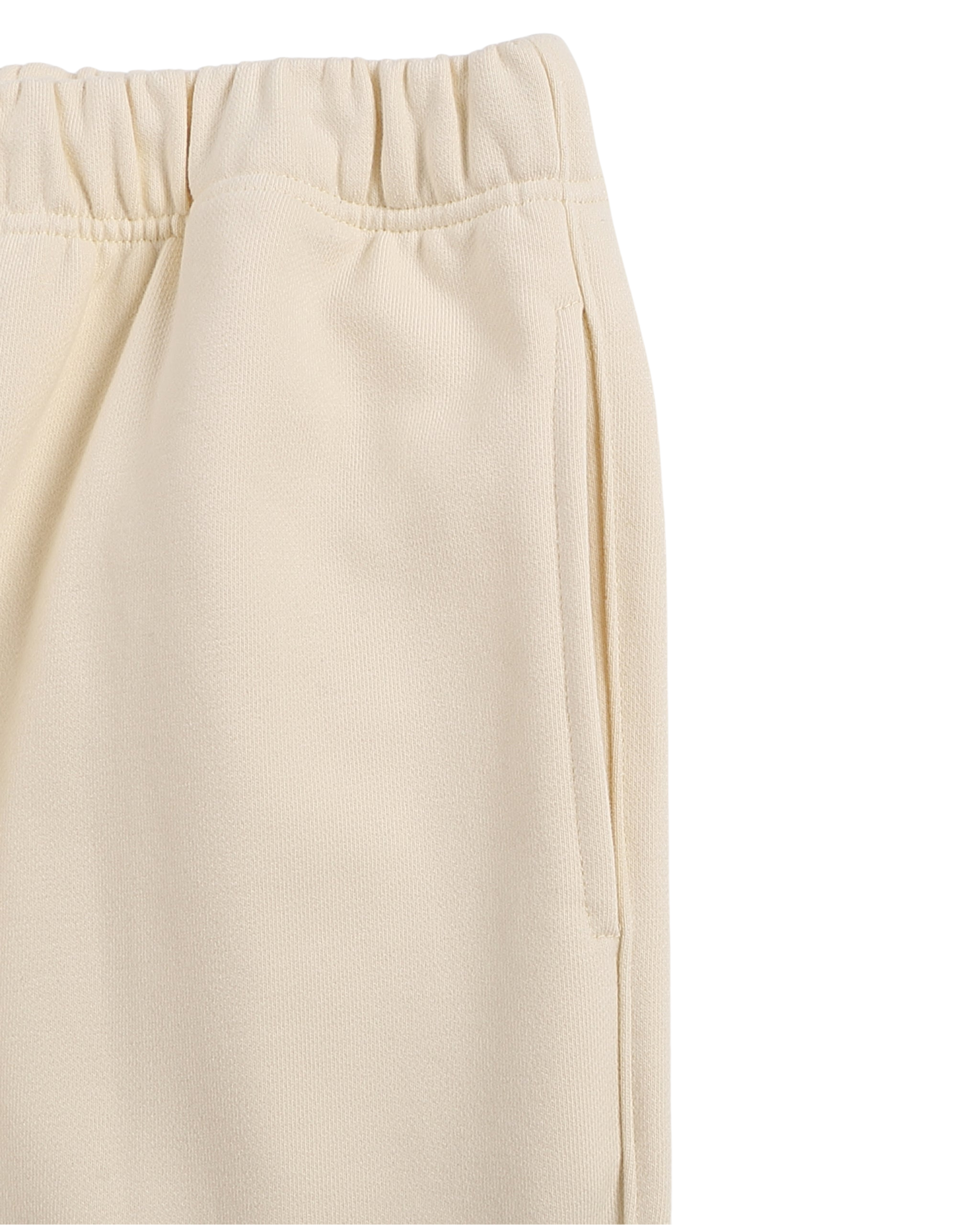 Beige pants on a white background