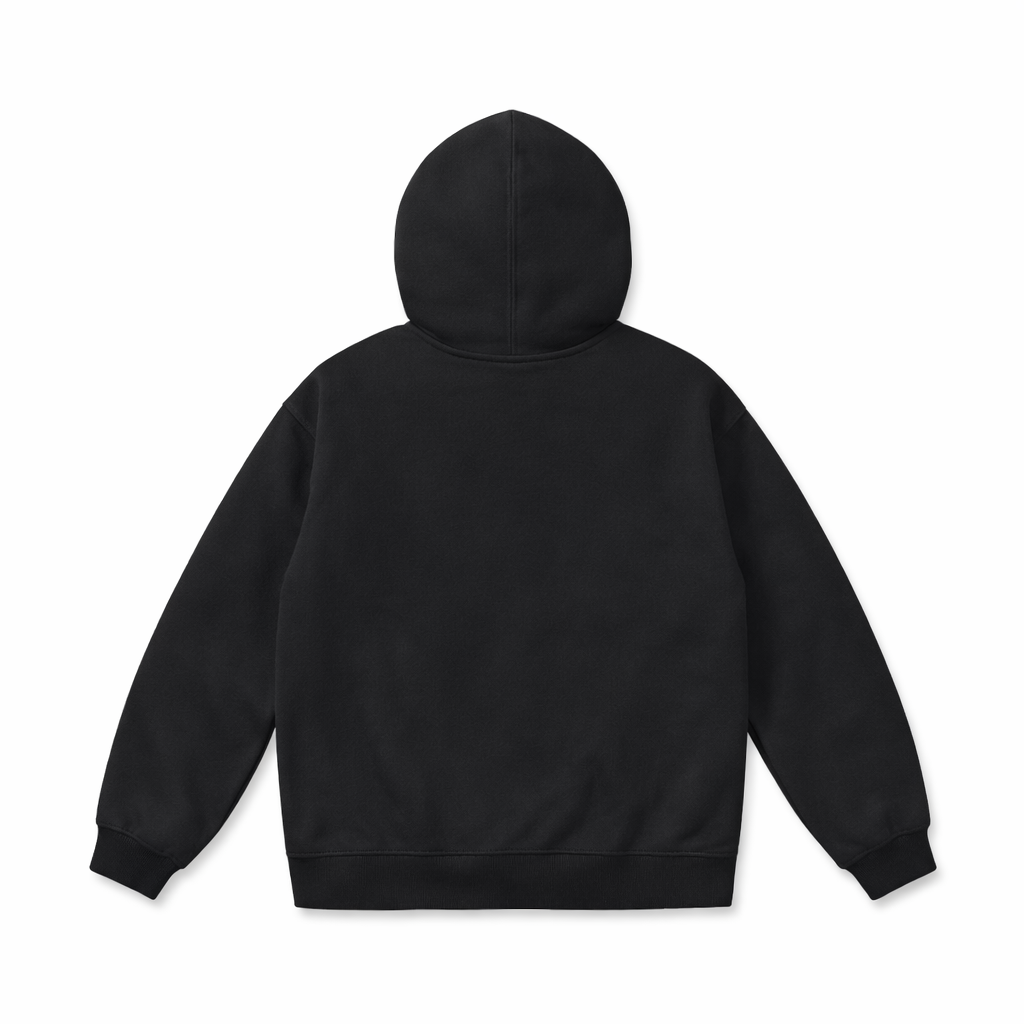 Black hoodie on a white background