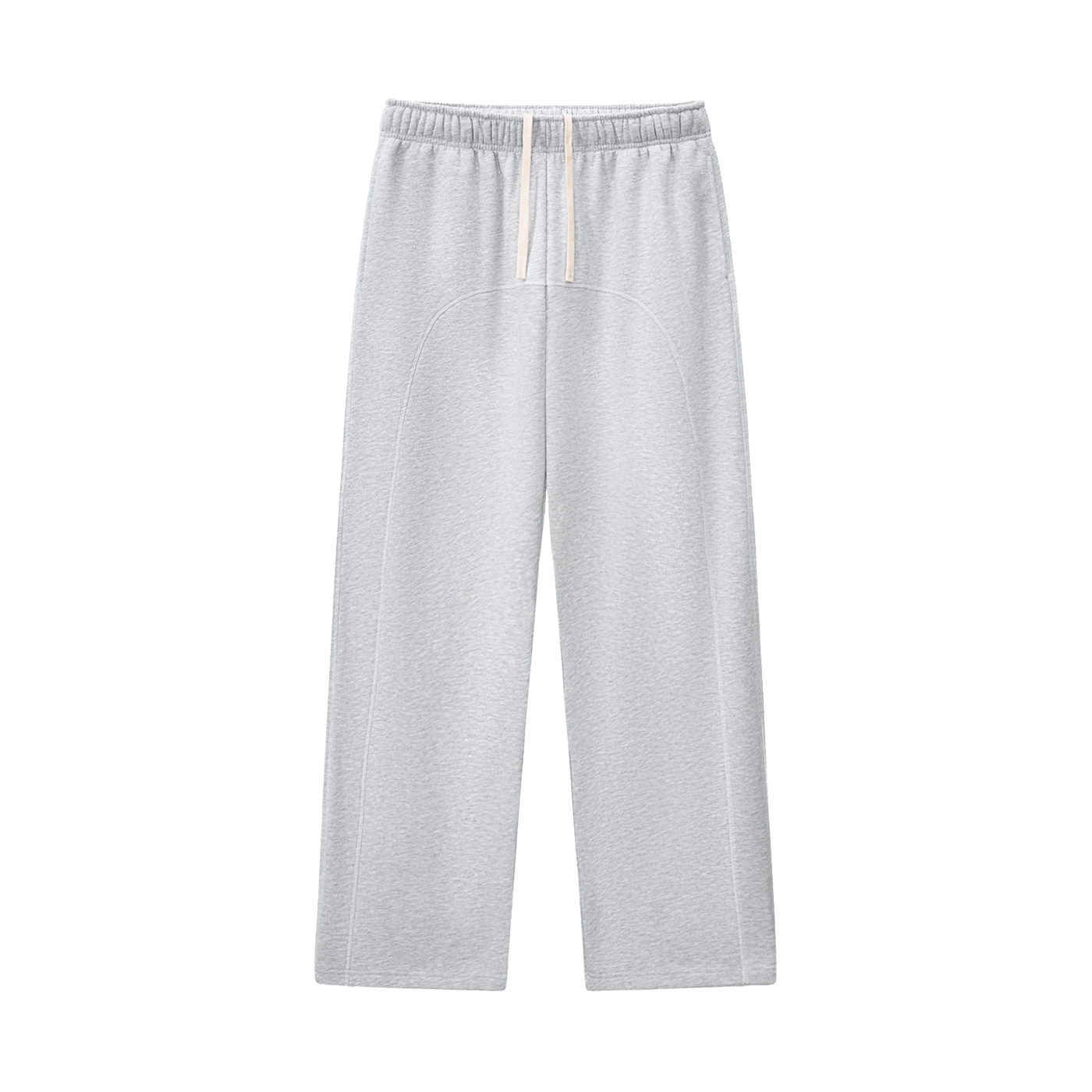 Gray sweatpants on a white background