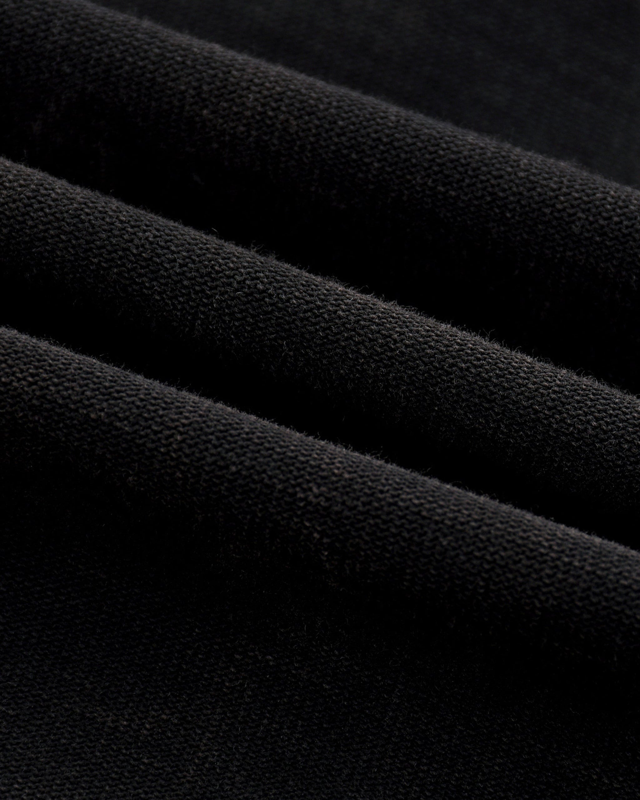 Close-up of black fabric texture