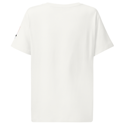 Dons Fortress Bethany Hybrid Tee in Off-White Back
