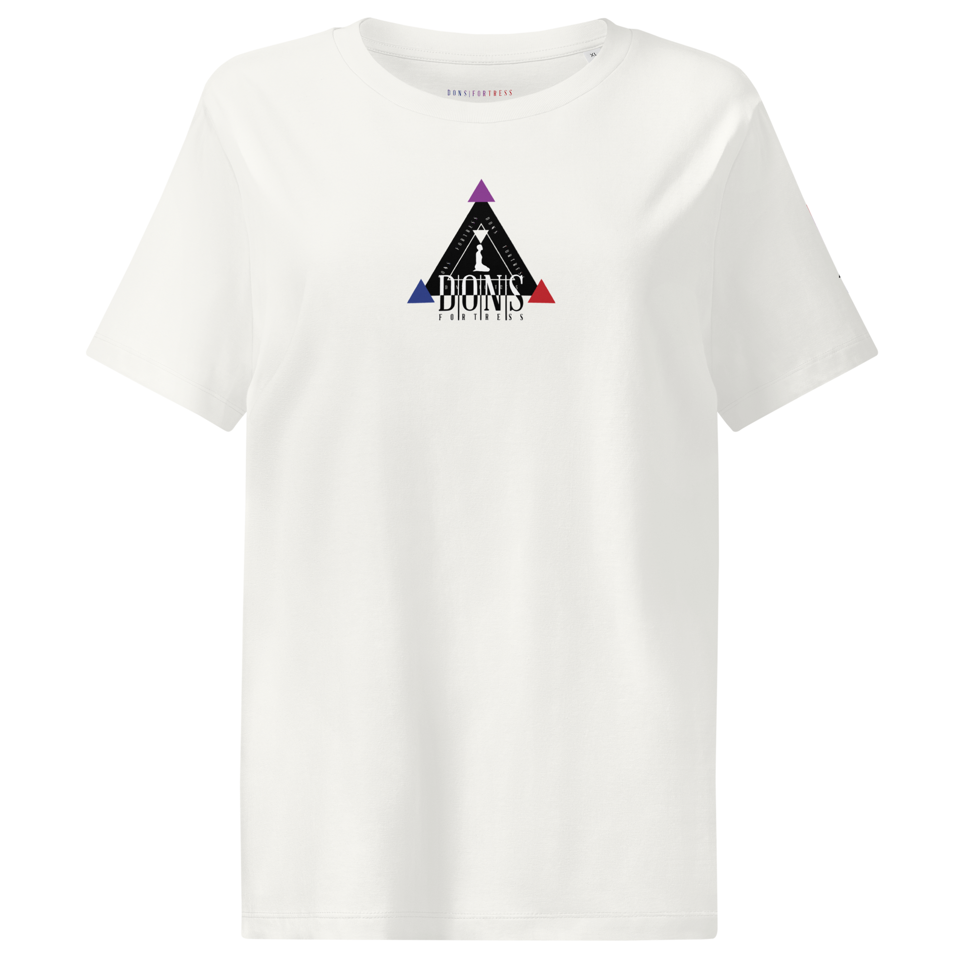 Dons Fortress Bethany Hybrid Tee in Off-White Front