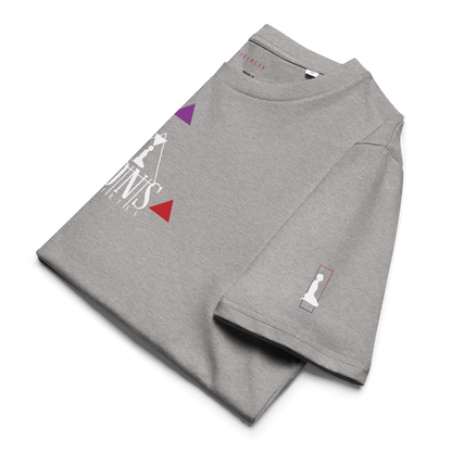 Dons Fortress Bethany Tee in Heather Grey Folded