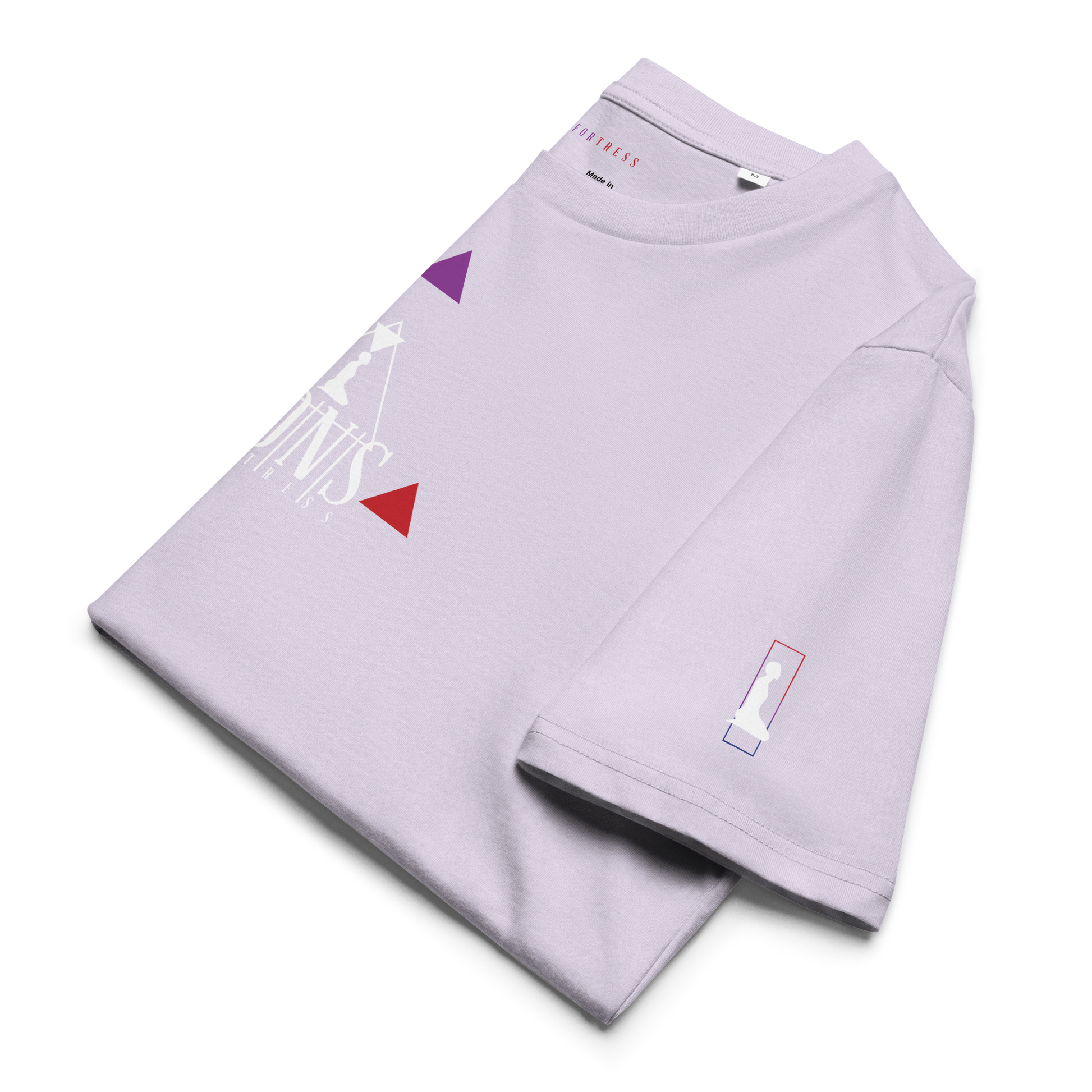Dons Fortress Bethany Tee in Pastel Lavender Folded