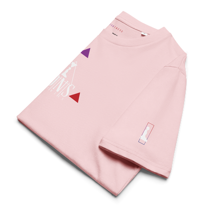 Dons Fortress Bethany Tee in Pastel Pink Folded