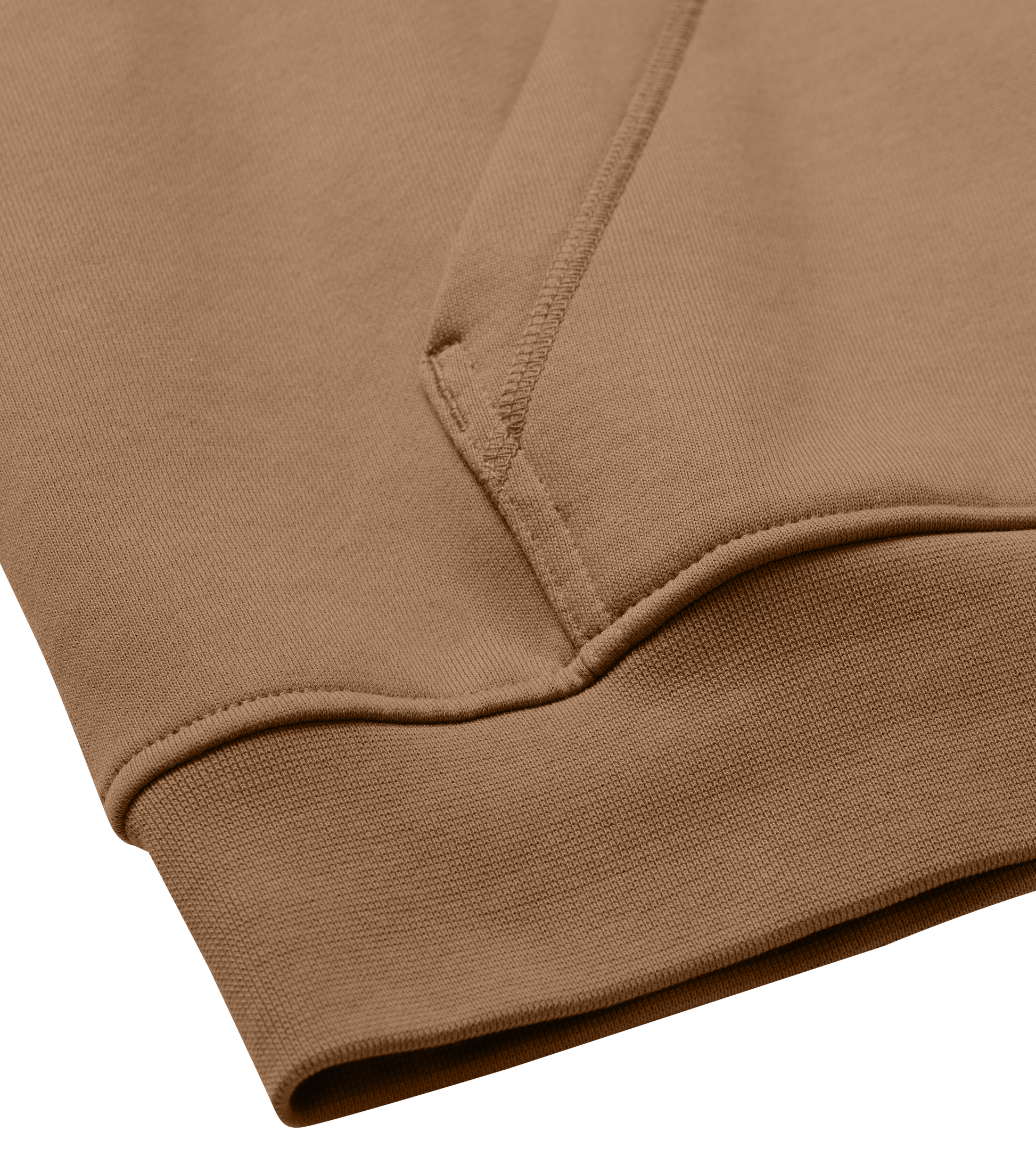 Dons Fortress Box Hoodie in Toffee Brown Detail