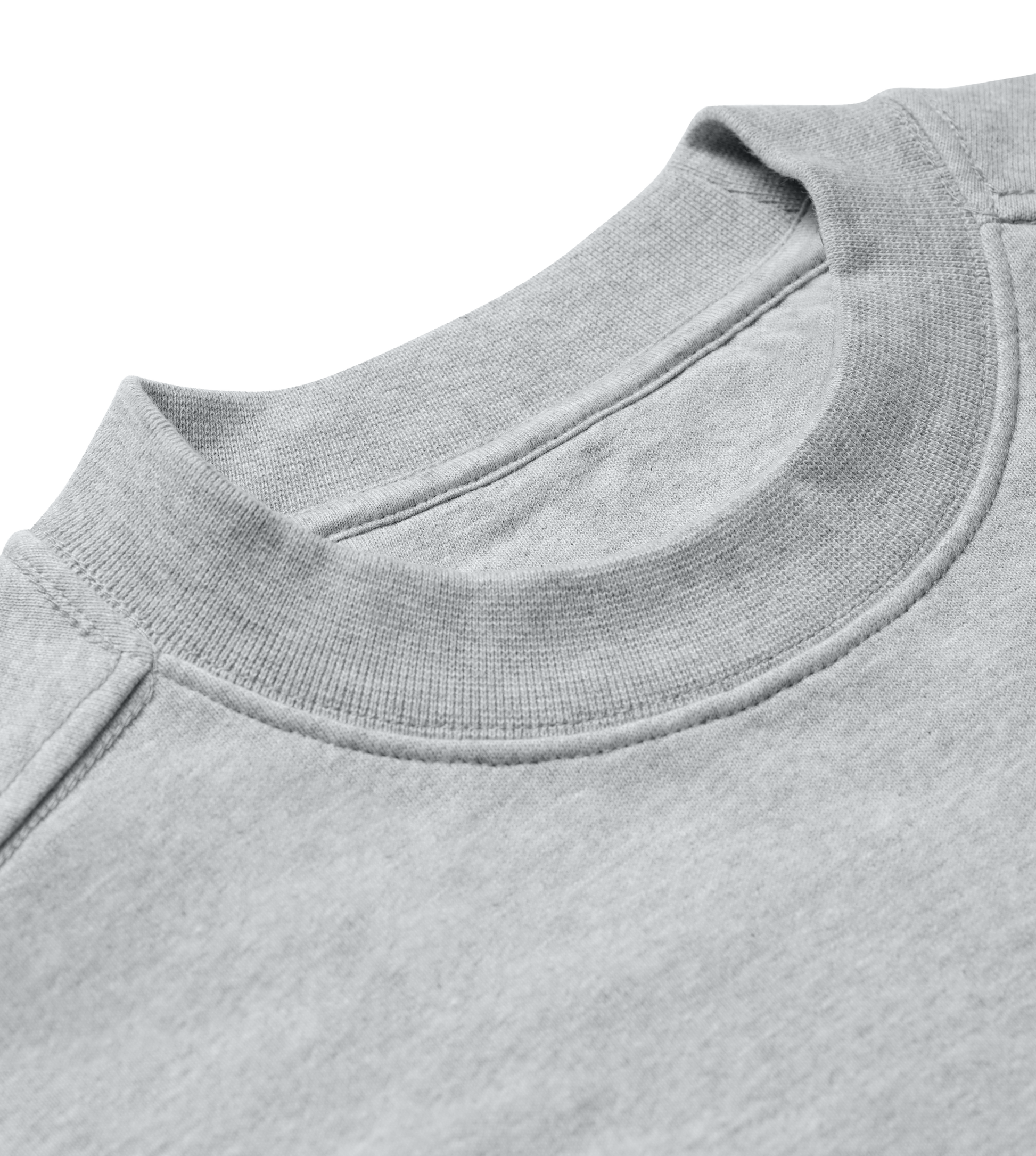 Dons Fortress Box Pullover in Grey Melange Detail Womens