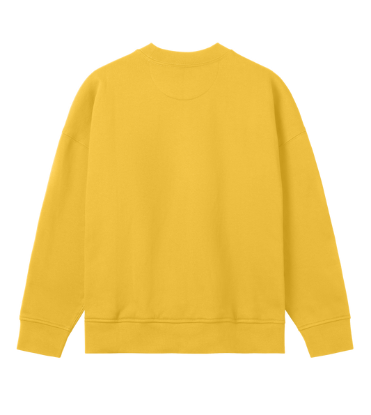 Dons Fortress Box Pullover in Primrose Yellow Back Womens