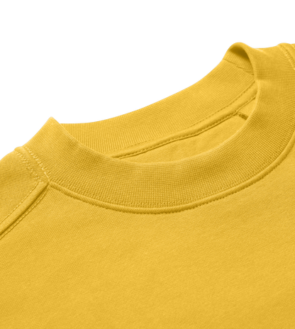Dons Fortress Box Pullover in Primrose Yellow Detail Womens