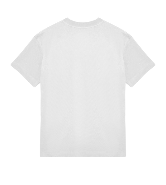 Dons Fortress Box Tee in Off-White Back