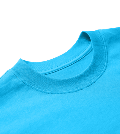 Dons Fortress Box Tee in Turquoise Detail