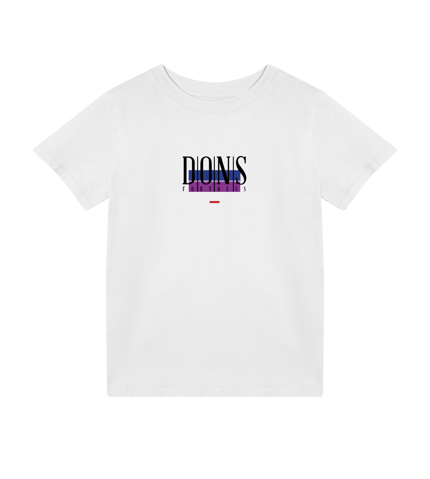 Dons Fortress Canaan Tee in White Front Kids