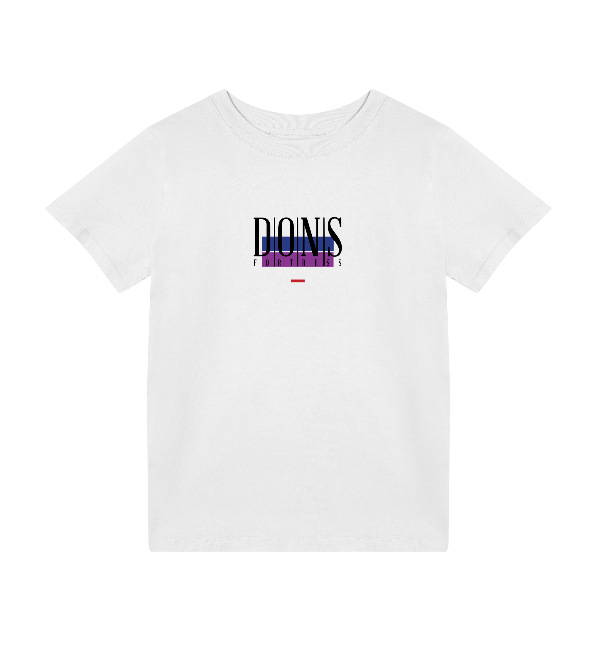 Dons Fortress Canaan Tee in White Front Kids