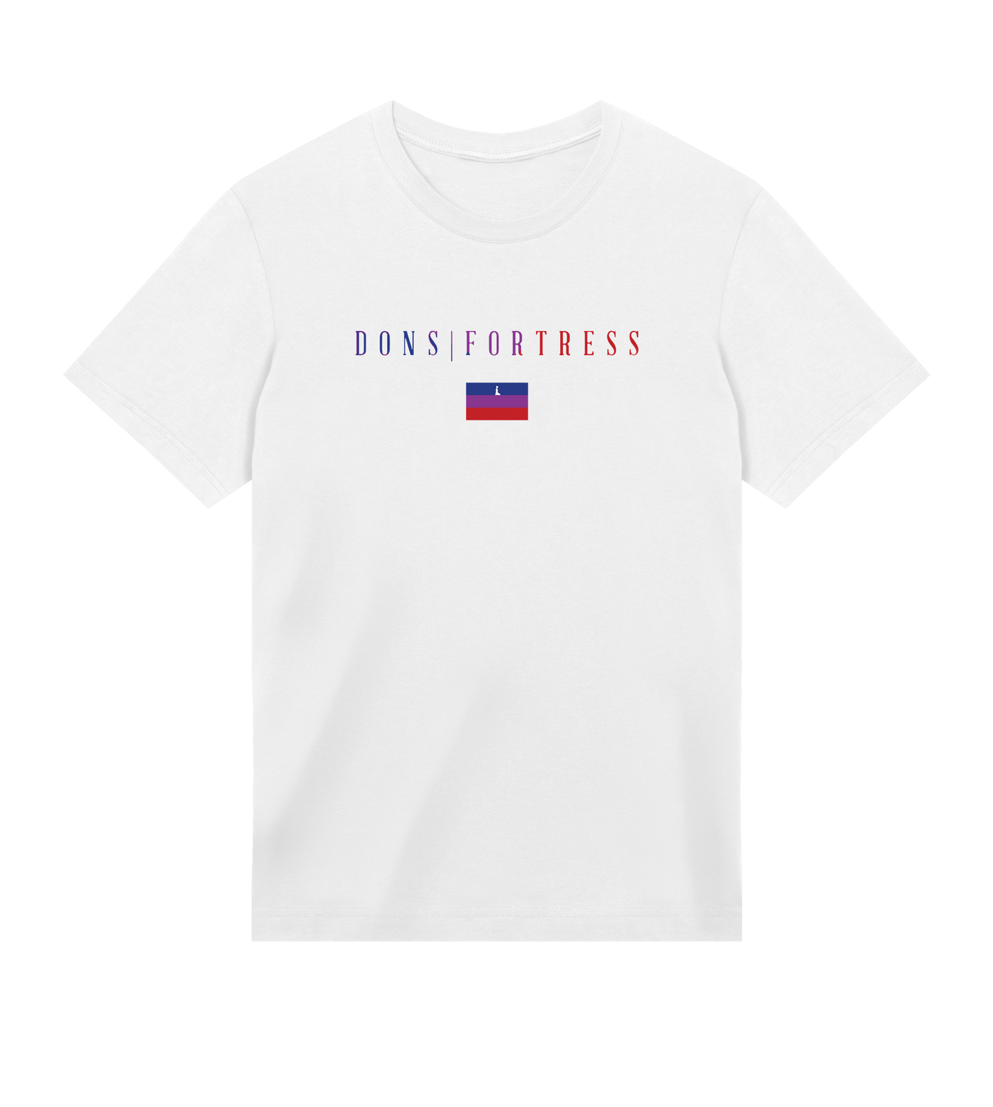 Dons Fortress Classic Nain Tee in White Front