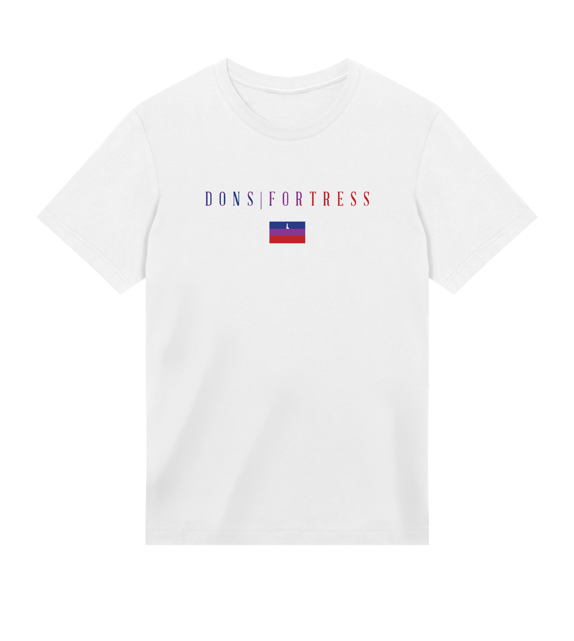Dons Fortress Classic Nain Tee in White Front