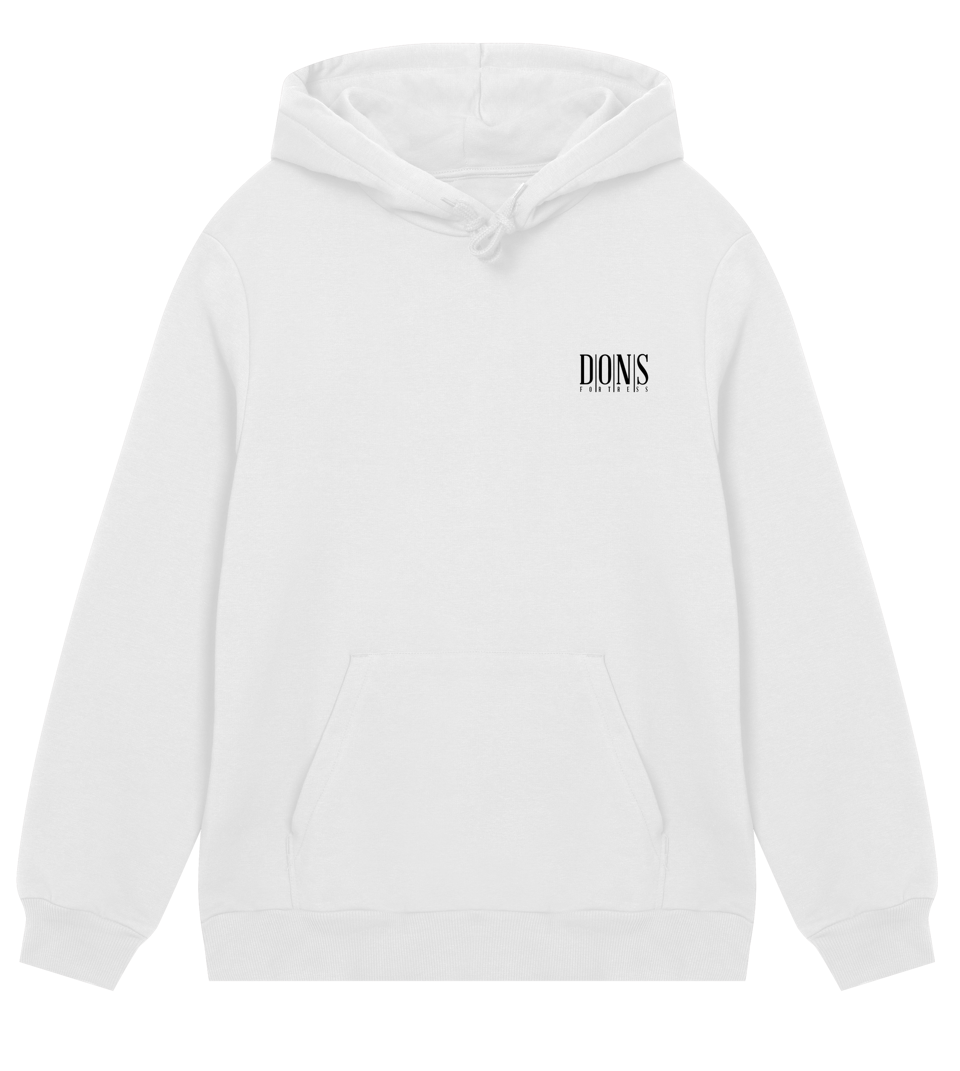 Dons Fortress Classic Principal-Hybrid Hoodie in Off-White Front