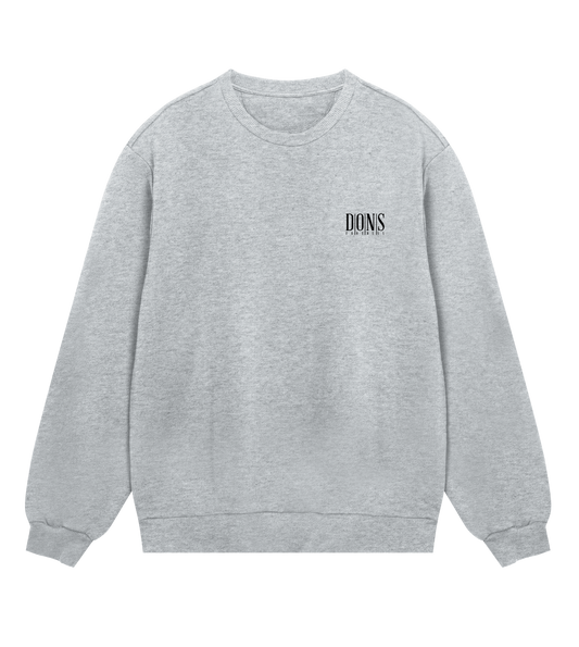 Dons Fortress Classic Principal-Hybrid Pullover BP in Grey Melange Front