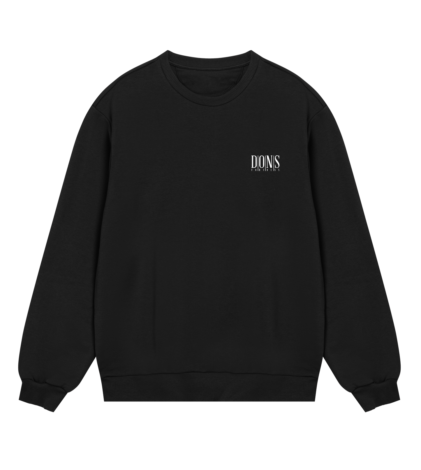 Dons Fortress Classic Principal-Hybrid Pullover in Black Front