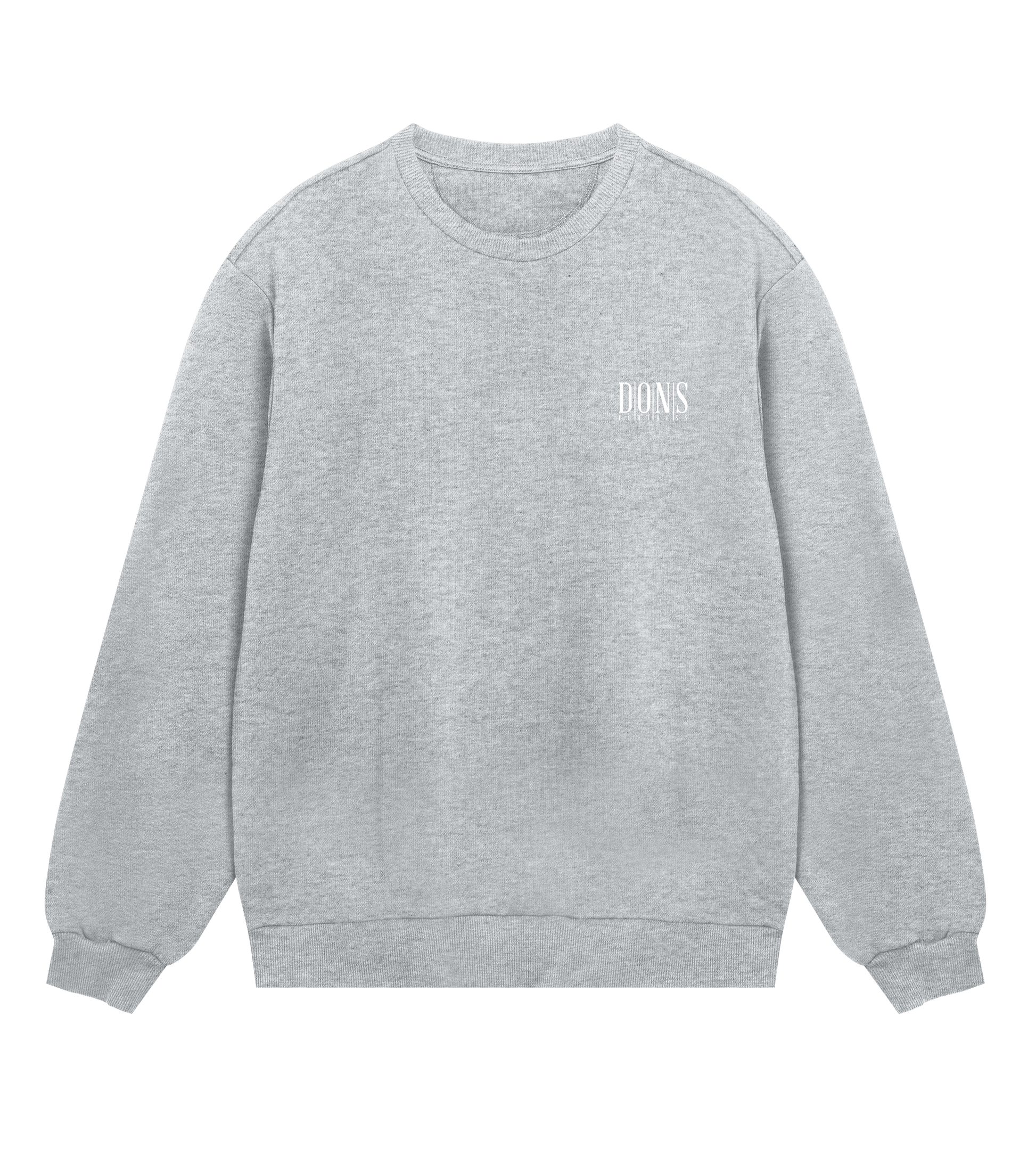 Dons Fortress Classic Principal-Hybrid Pullover in Grey Melange Front