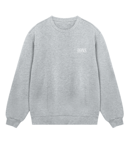 Dons Fortress Classic Principal-Hybrid Pullover in Grey Melange Front
