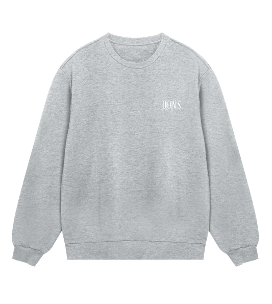 Dons Fortress Classic Principal-Hybrid Pullover in Grey Melange Front