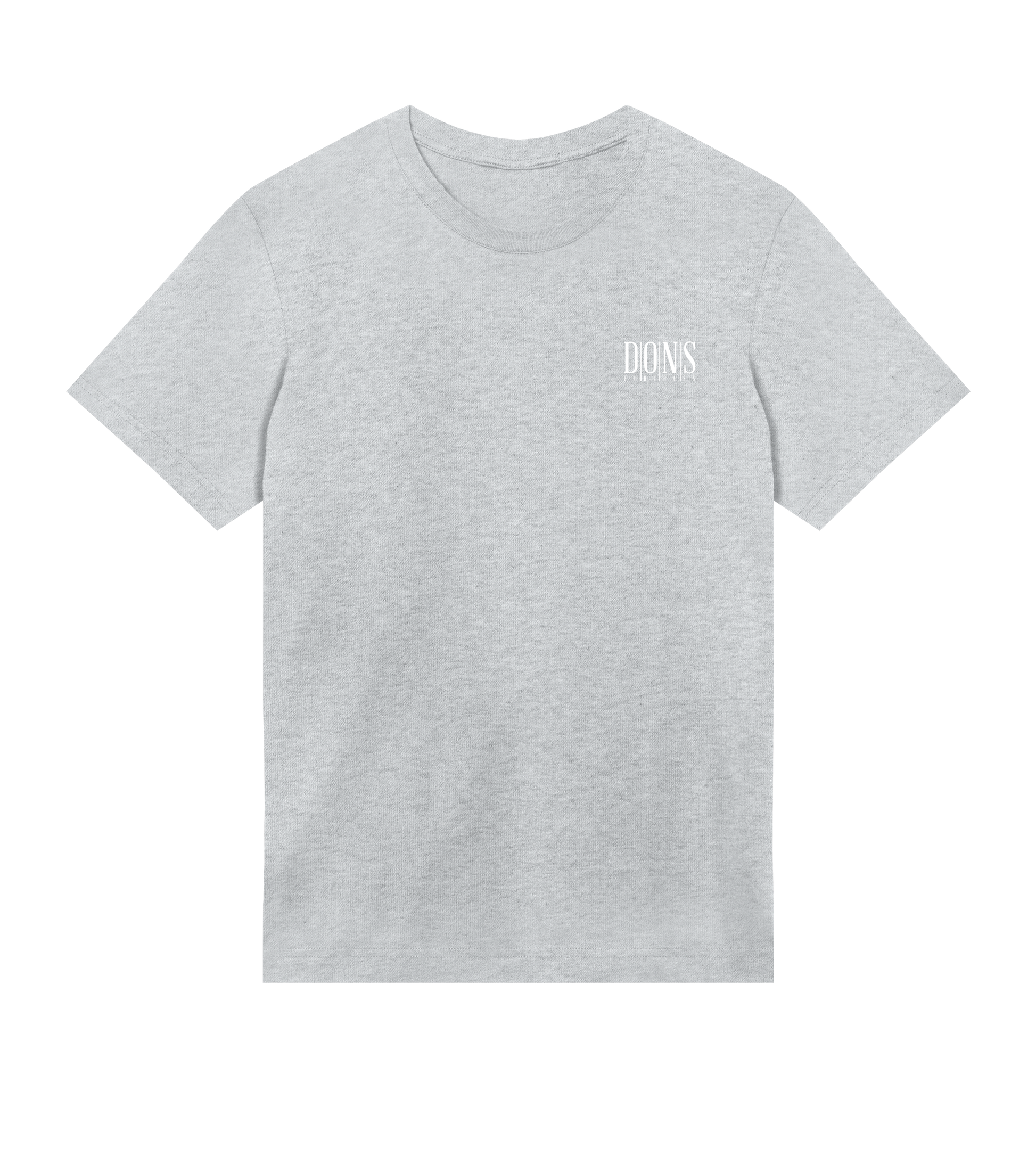 Dons Fortress Classic Principal-Hybrid Tee in Grey Melange Front
