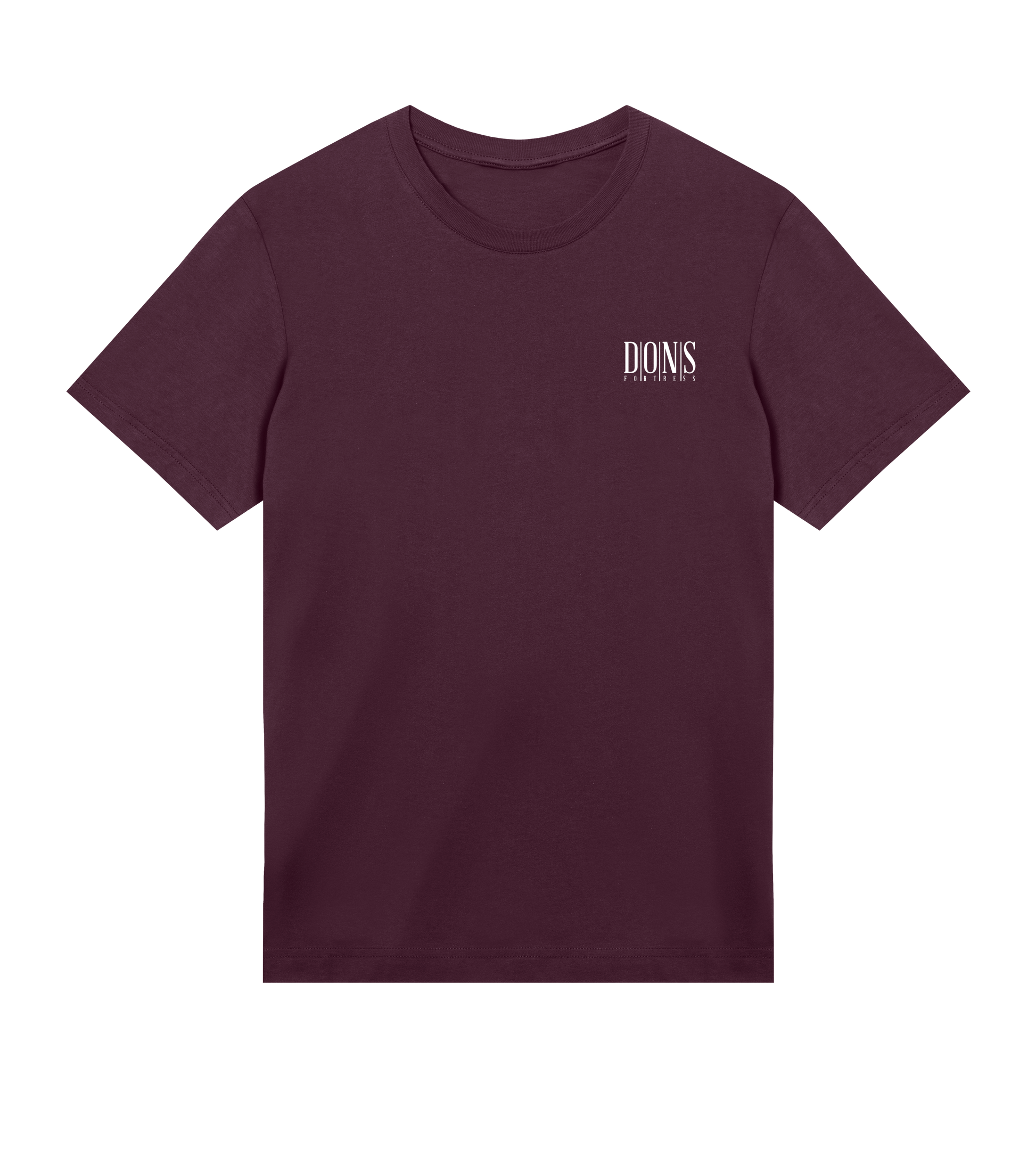 Dons Fortress Classic Principal-Hybrid Tee in Maroon Front