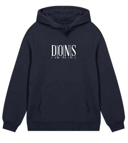 Dons Fortress Classic Principal Hoodie in Dark Blue Front
